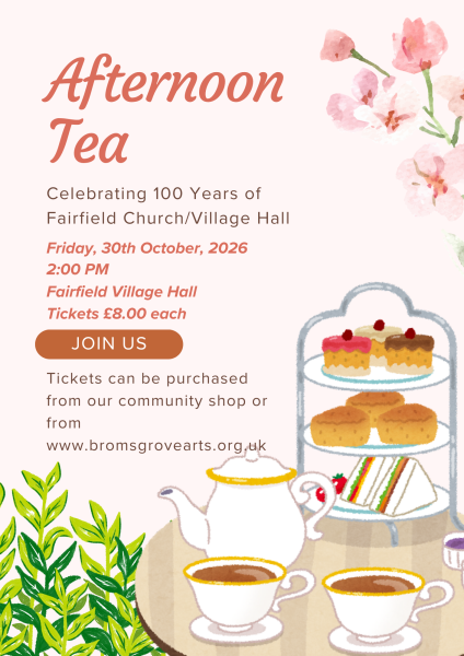 Afternoon Tea - Church Hall 100